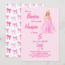 Recherche de poupées invitations Girl