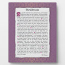 Recherche de desiderata plaques Sagesse