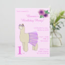 Search for llama 1st birthday invitations Animal