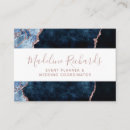 Search for navy and rose gold business cards Agate