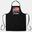 Search for patriotic american flag aprons Grill master