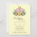 Search for little pumpkin on the way invitations Boho