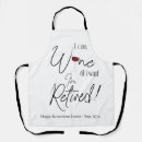 Search for funny retired aprons Typography