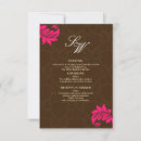 Recherche de modèles menu mariage invitations Noir