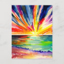 Search for colourful sunset postcards Ocean