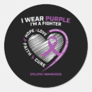 Search for epilepsy fighter stickers Warrior