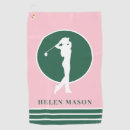 Search for ladies golf towels Pink