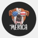 Search for british american stickers English bulldog