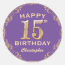 Search for golden era stickers 15th birthday