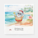 Search for beach christmas napkins Festive beach party