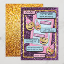 Search for cell phone birthday invitations Emoji