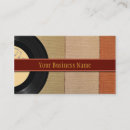 Search for vinyl record business cards Music