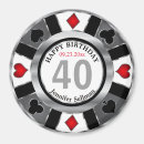 Recherche de argent et noir magnets Anniversaire
