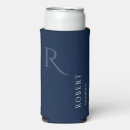 Search for favor wedding can coolers Navy