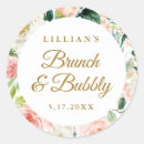 Search for gold bubble stickers Brunch and bubbly