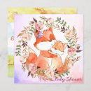 Search for feminine baby shower invitations Nature