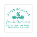 Recherche de happy holidays rubber stamps Adresse de l'expéditeur