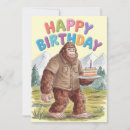 Search for funny bigfoot cards Happy