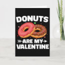 Search for donut valentines day cards In love