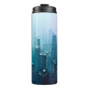Recherche de paysage urbain tasses Cyberpunk