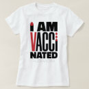 Search for vaccine womens tshirts Black