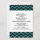 Search for chevron bridal shower invitations Glitter
