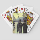 Recherche de parapluie jeux de cartes Vintage