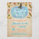 Search for pumpkin baby boy shower invitations Our little pumpkin