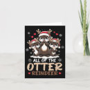 Search for otter christmas cards Santa