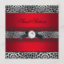 Search for red black sweet 16 invitations Diamond