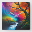 Recherche de cascades horloges Arc en ciel