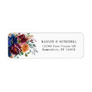 Search for burgundy and gold return address labels Floral
