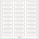 Recherche de lettrage moderne autocollants Simple