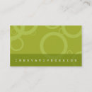 Recherche de innovation cartes visite Vert