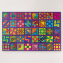 Recherche de quilt puzzles Coloré