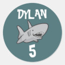 Search for blue shark stickers Party