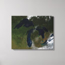 Recherche de le canada impressions sur toile Vue de l'espace