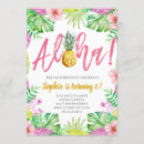 Search for tropical birthday invitations Pineapple