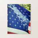 Recherche de drapeau américain puzzles Rouge blanc et bleu