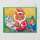 Search for santa claus postcards Cats