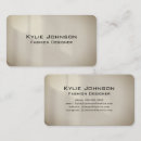 Search for platinum business cards Modern