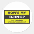 Recherche de geai autocollants Jockey de disque
