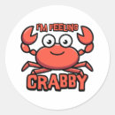 Search for cute crab stickers Crabby