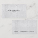 Recherche de concret cartes visite Architecte