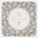 Search for lace monogram stickers Rustic