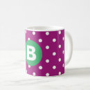 Search for purple polka dots pattern mugs Initial