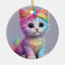 Search for rainbow cat ornaments Kitten