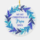 Search for granddaughters first ornaments For him