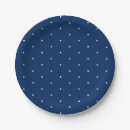 Search for blue and white polka dots plates Pattern
