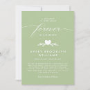 Search for forever in our hearts invitations Elegant